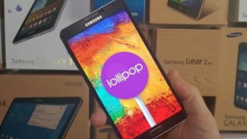 Rusya'da Samsung Galaxy Note 3 için Lollipop geldi