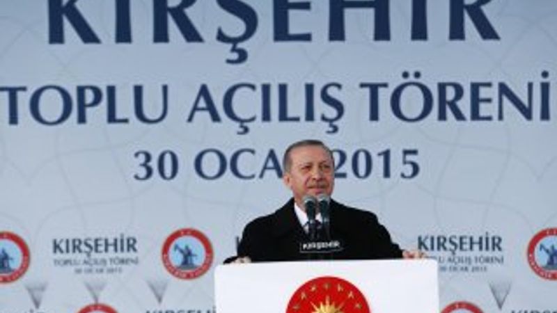 Cumhurbaşkanı Erdoğan Kırşehir'de