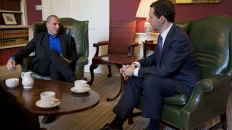 Yunanistan Maliye Bakanı'ndan Londra ziyareti