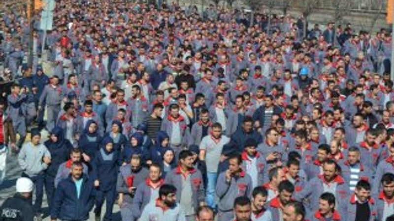 Boydak Holding işçileri eylemde