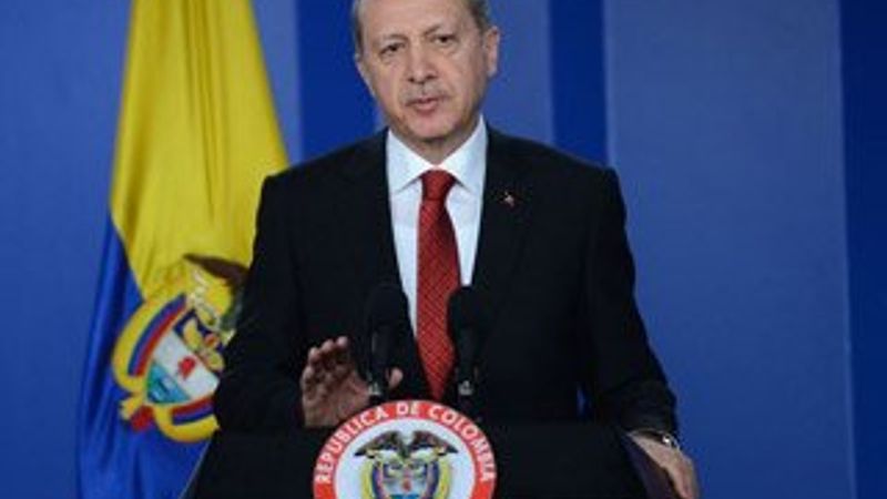 Cumhurbaşkanı Erdoğan'ın Kolombiya'da basın açıklaması