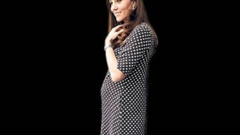 Düşesin karnı iyice belirginleşti