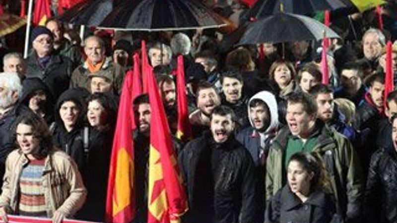 Yunanistan'da hükümet karşıtı protestolar