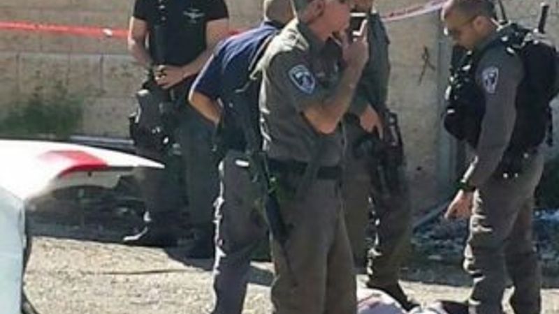 Kudüs'te arabasını polislerin üzerine süren kişi vuruldu