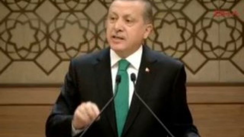 Erdoğan Beştepe'de muhtarlarla buluştu