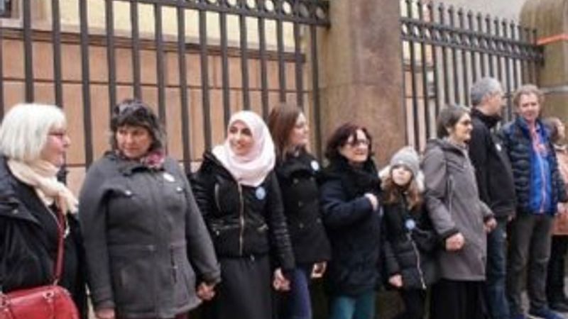 Norveç'te göçmenlerden birlik mesajı