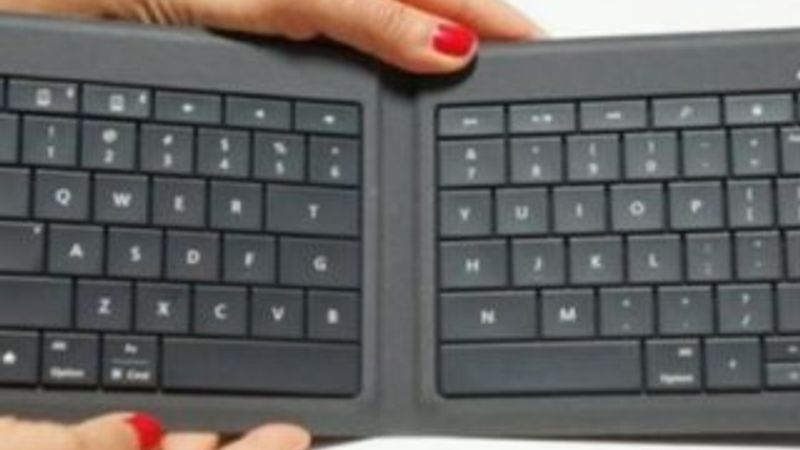 Microsoft katlanabilen klavye yaptı