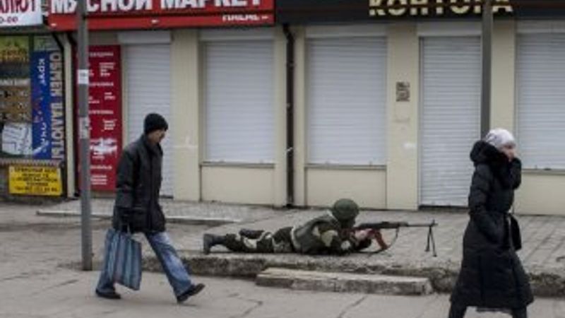 Ukrayna'da halk çatışmalara alıştı