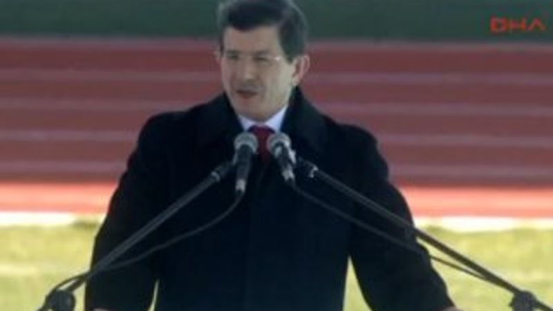 Davutoğlu'nun Çanakkale töreni konuşması