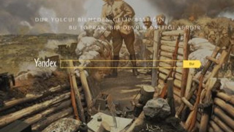 Yandex'in Çanakkale için hazırladığı doodle mest etti