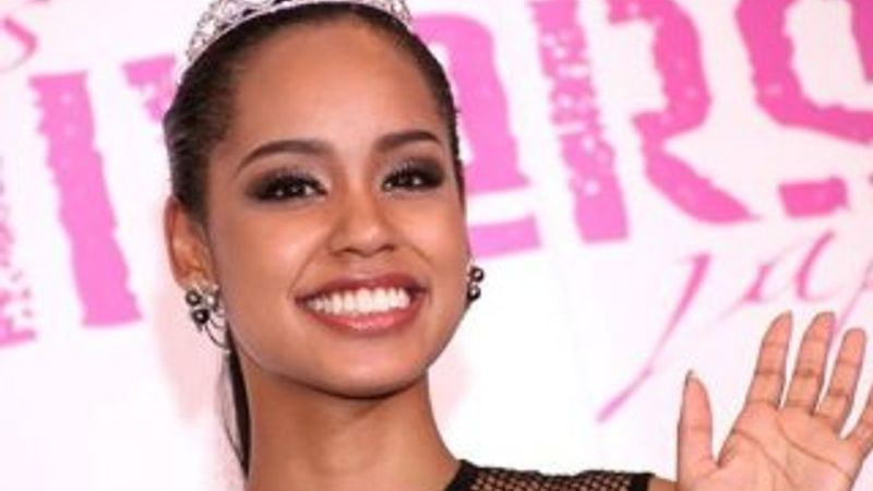 Japonya'nın en güzeli Ariana Miyamoto oldu