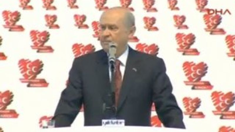 Devlet Bahçeli MHP Kurultayı'nda konuştu