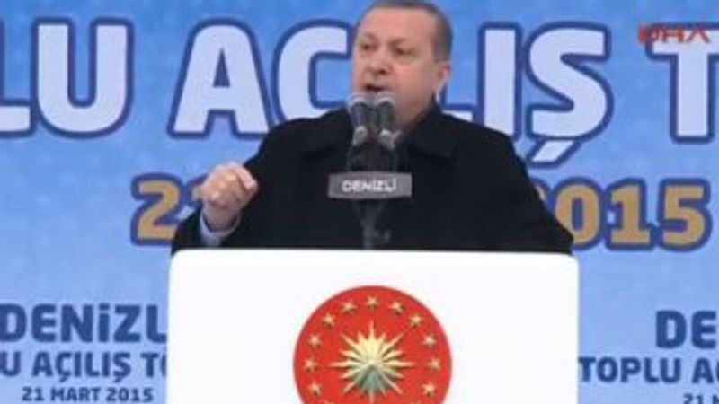 Erdoğan'ın toplu açılış töreni konuşması