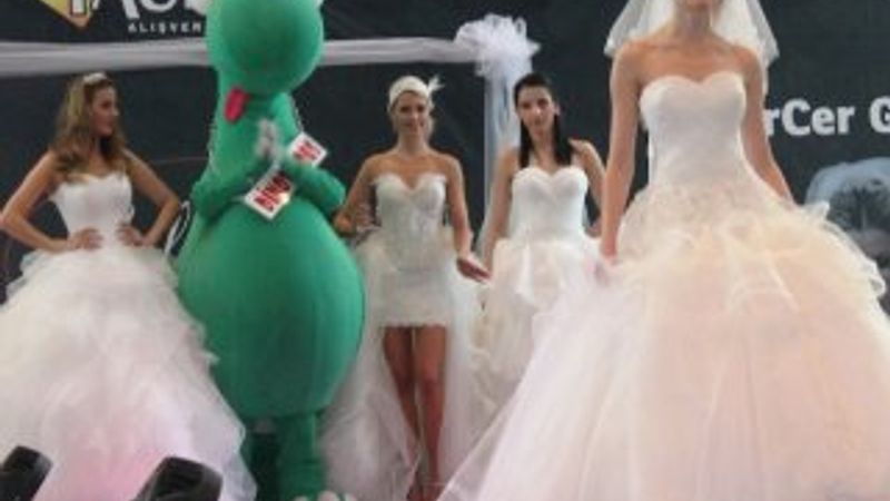 Chloe Loughnan gelinlik giydi