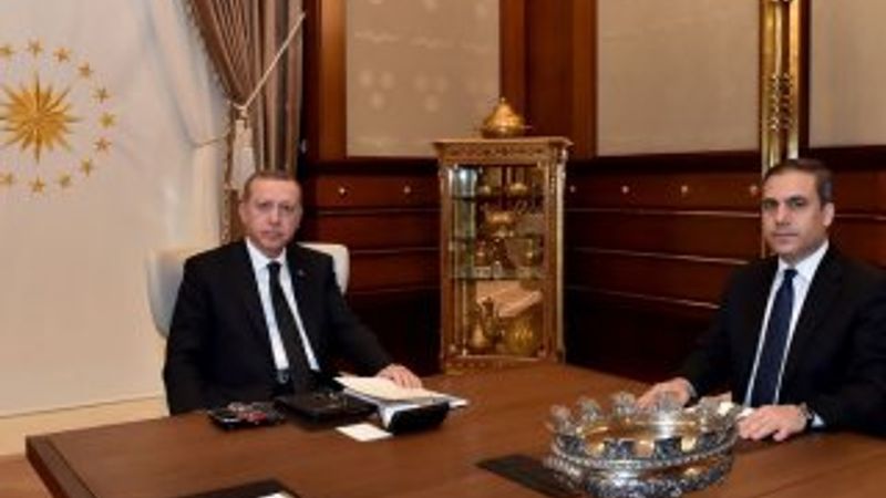Hakan Fidan Cumhurbaşkanı Erdoğan ile görüştü