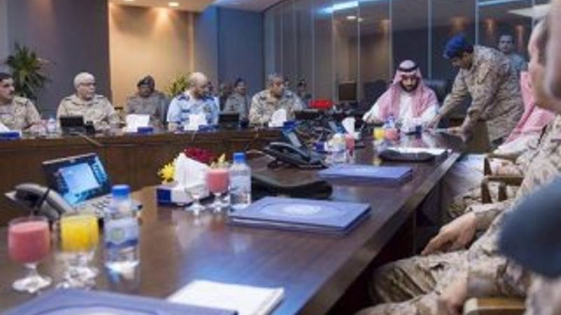 Prens Muhammed bin Salman'dan operasyon pozu