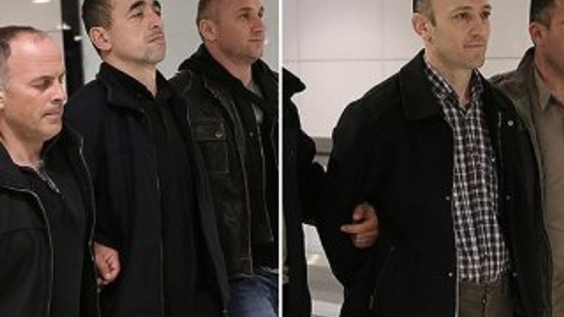 Böcekçi polisler Türkiye'ye getirildi