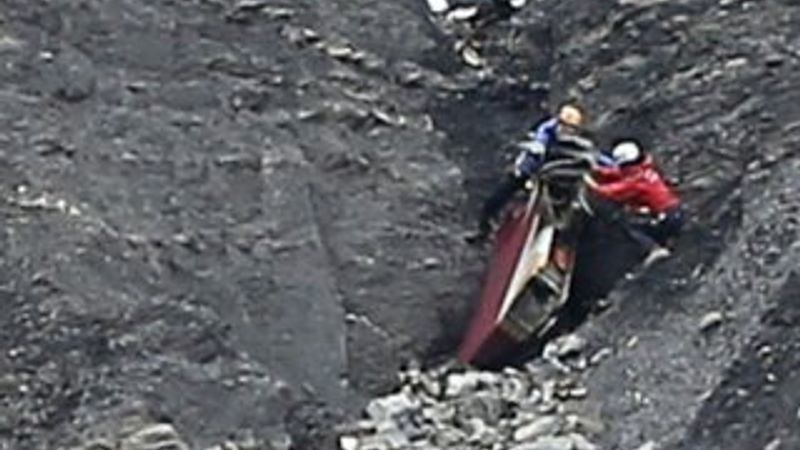 Fransa'da düşen uçağın ikinci kara kutusu bulundu