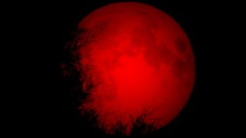 Kanlı Ay Tutulması günü