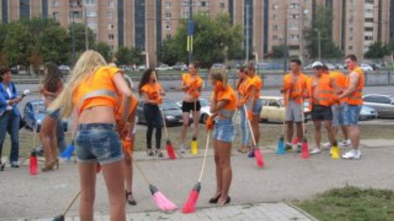 Ukrayna'nın kadın temizlikçileri