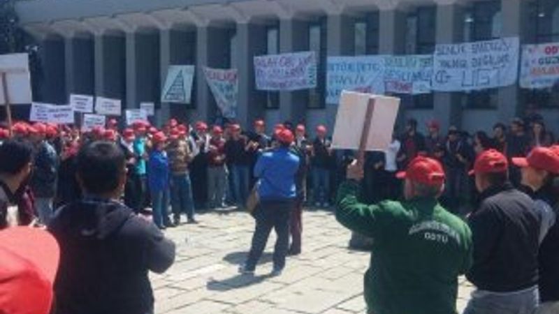 ODTÜ'lüler yine eylemde