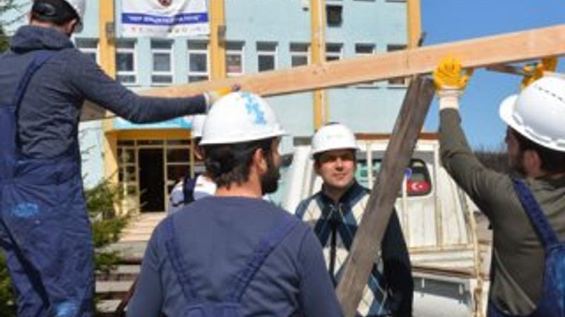 Şile Teke Köyü Şehit Serkan Angay İlkokulu onarıldı