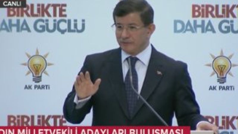 Başbakan Davutoğlu kadın adaylarla buluşma toplantısında