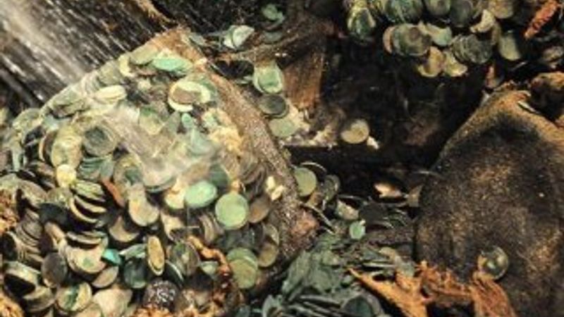 Batık gemiden hazine çıktı