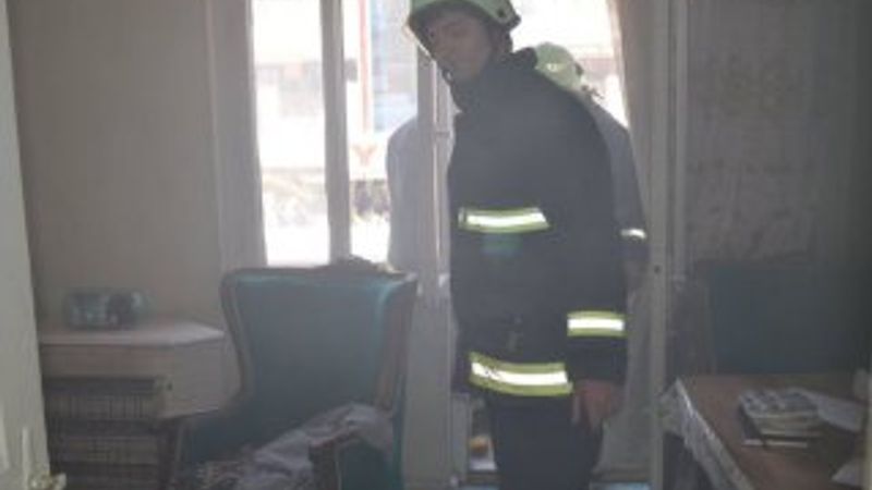 Malatya'da çakmakla kontrol edilen tüp patladı