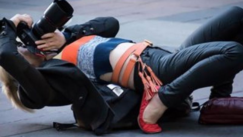Fotoğrafçıların ilginç halleri