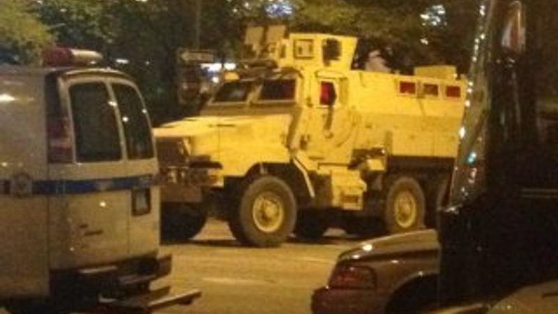 Baltimore'a binlerce asker konuşlandırıldı