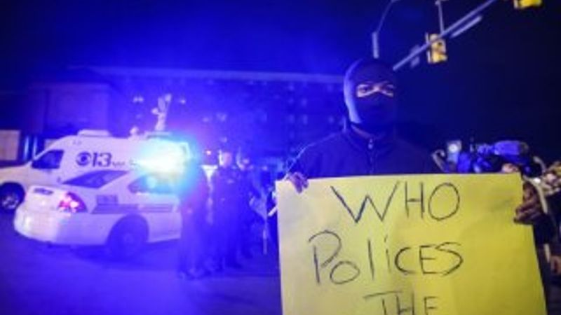 Amerika'da polis şiddetine protesto