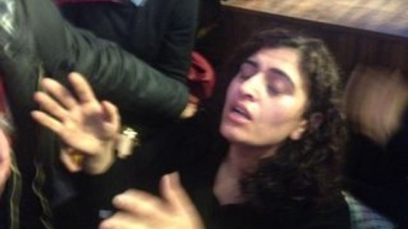 Sebahat Tuncel Beşiktaş'ta biber gazı yedi