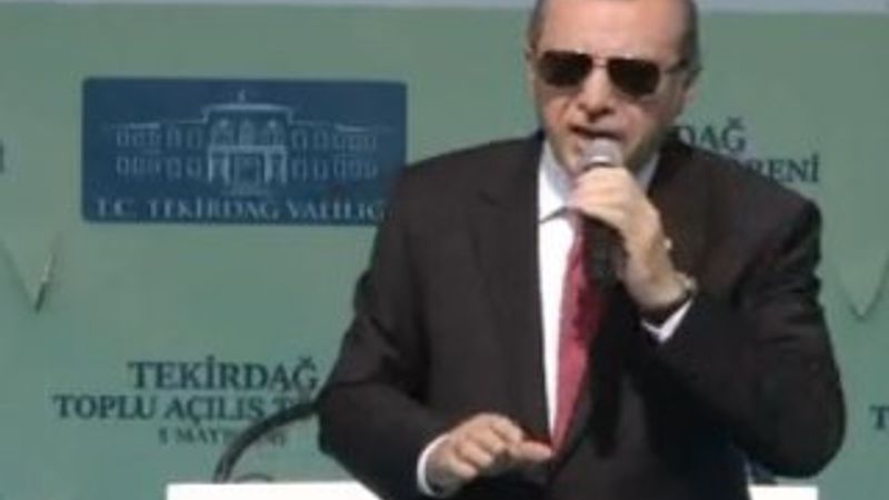 Cumhurbaşkanı Erdoğan'ın Tekirdağ konuşması