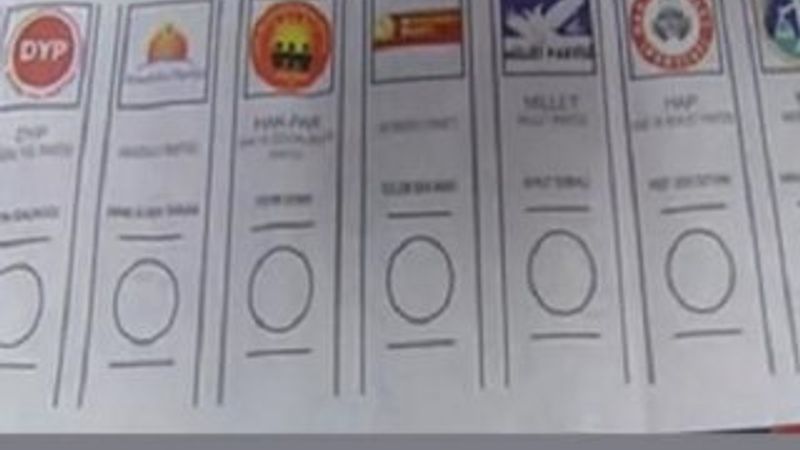 Oy pusulaları basıldı