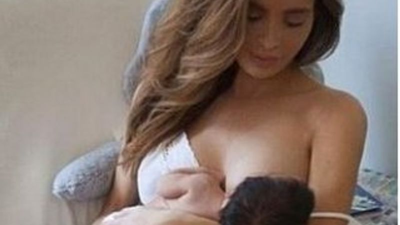 Sarah Stage'nin doğum sonrası fotoğrafları