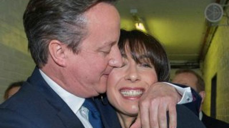 David Cameron İngiltere'de tek başına iktidar oldu