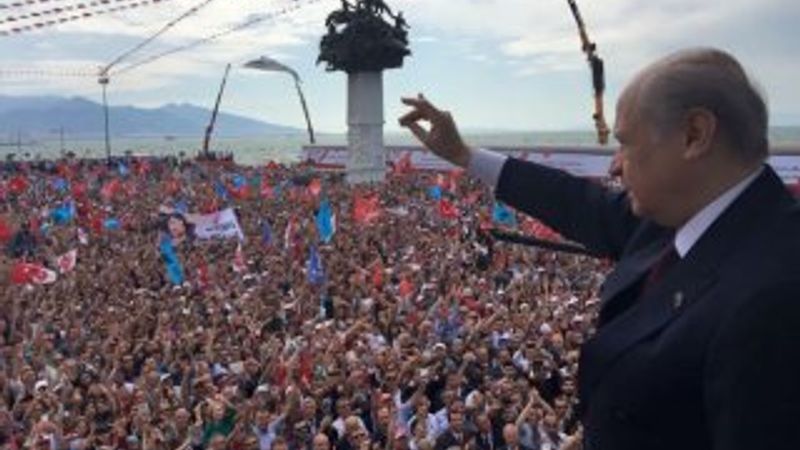 Devlet Bahçeli'nin İzmir mitingi