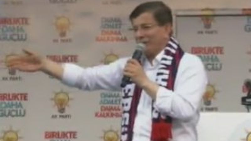 Başbakan Davutoğlu'nun Mersin mitingi