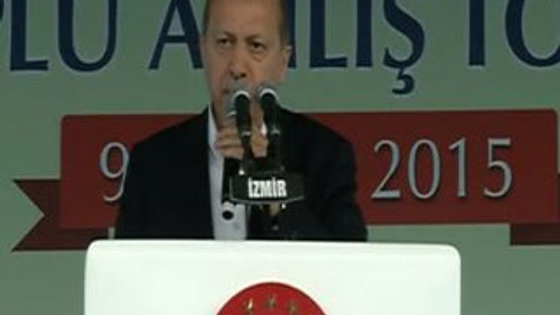Cumhurbaşkanı Erdoğan İzmir'de