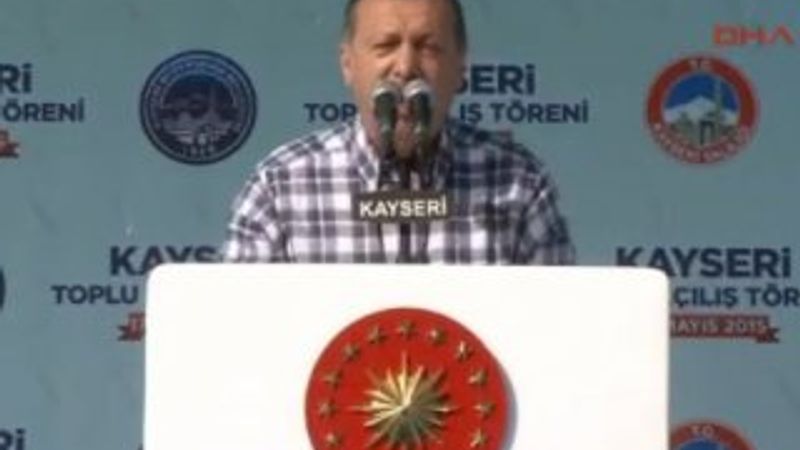 Cumhurbaşkanı Erdoğan'ın Kayseri mitingi konuşması