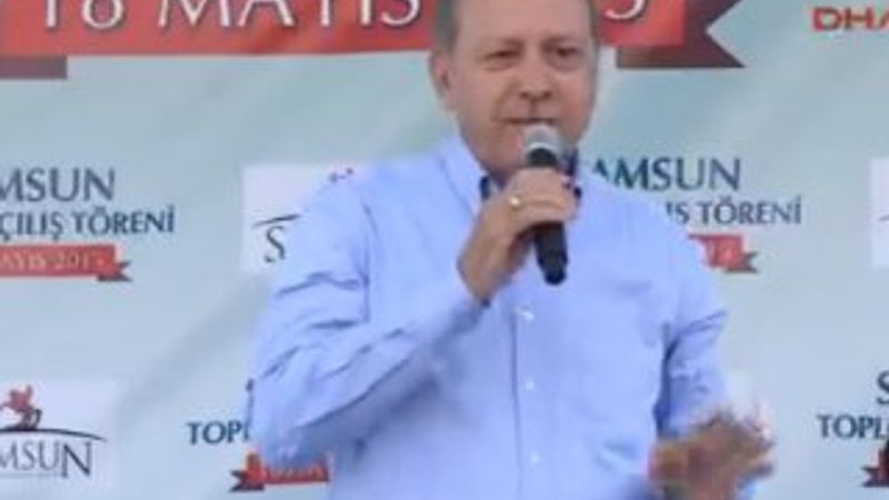 Cumhurbaşkanı Erdoğan'ın Samsun konuşması