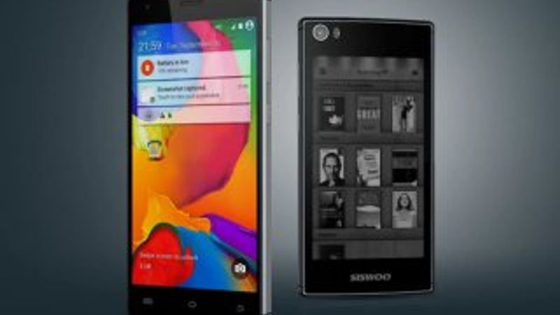 Çinli Siswoo çift ekranlı telefonunu tanıttı