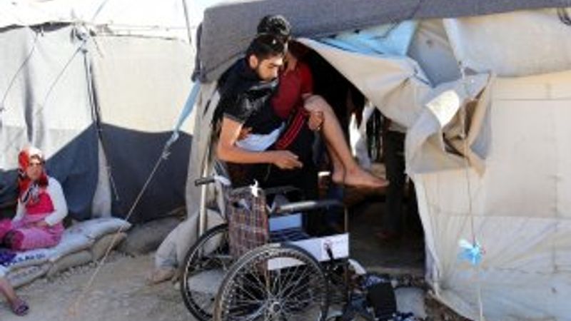 Savaşın engelli yaşamaya mahkum ettiği Suriyeliler