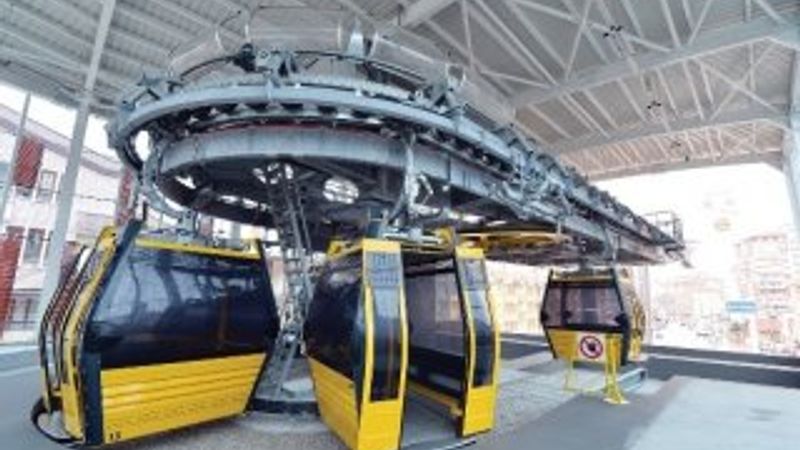 Yenimahalle-Şentepe teleferik hattı açıldı