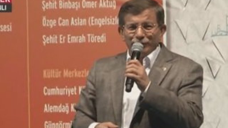 Başbakan Davutoğlu'nun İstanbul konuşması