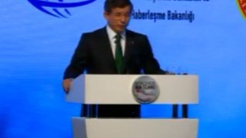 Başbakan Davutoğlu'nun yerli uçak projesi konuşması