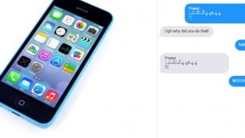 İphone'u kilitleyen mesaj