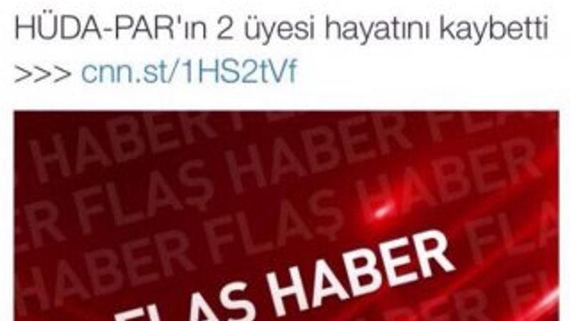 CNN Türk HÜDA-PAR'lılara saldırıda HDP'yi görmedi