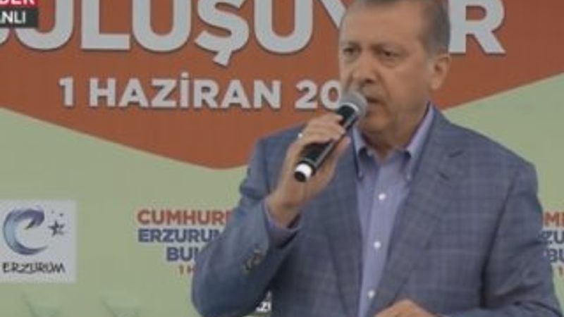 Cumhurbaşkanı Erdoğan'ın Erzurum konuşması